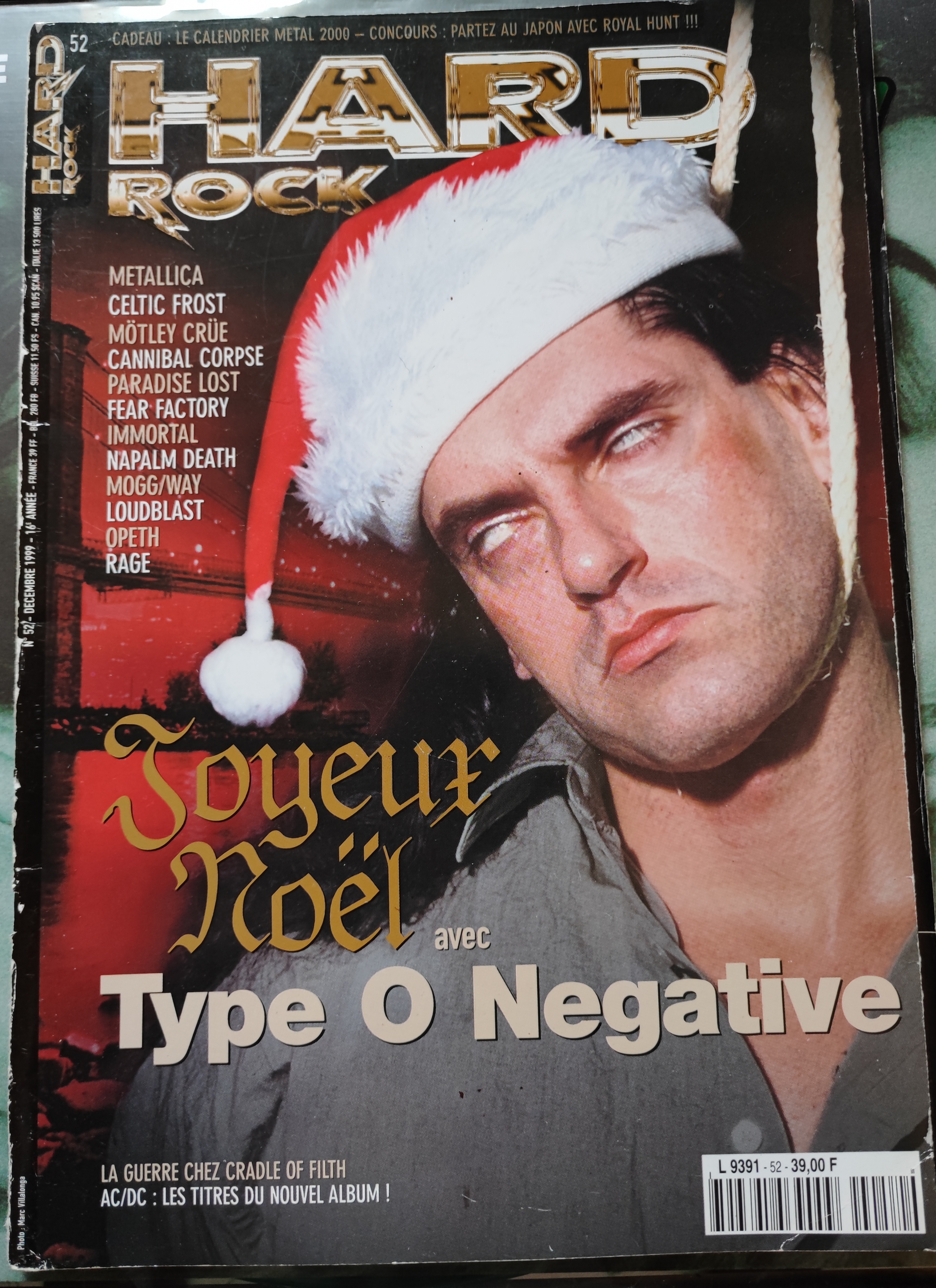 Hard Rock Magazine N°52 December 1999 (FR)